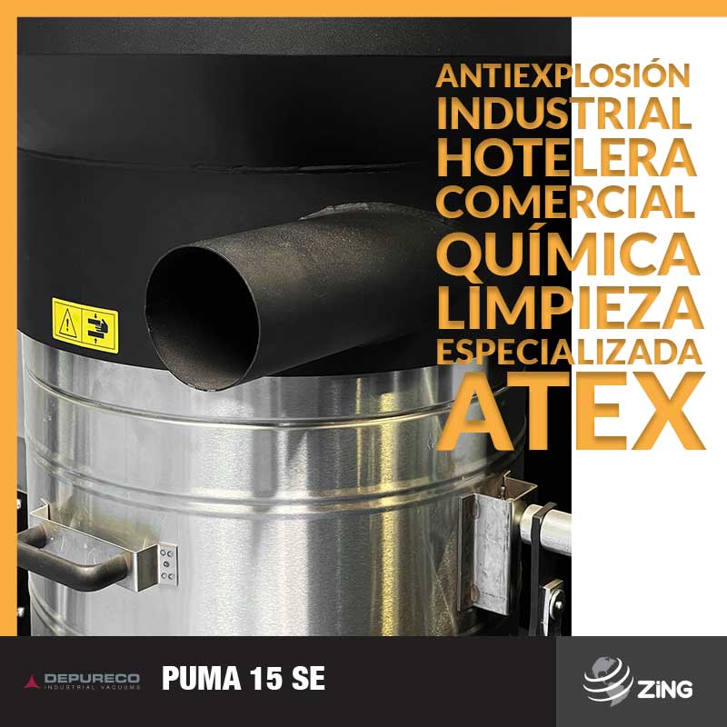 Aspiradora Depureco PUMA 30 Atex Zing Mexico
