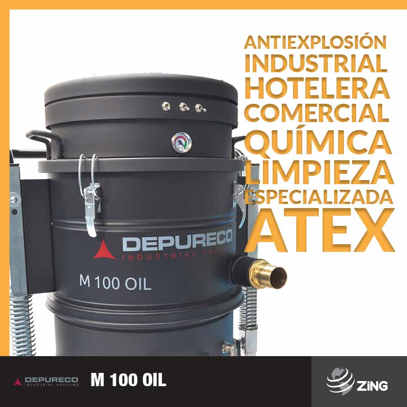 Aspiradora Depureco M 100 OIL Zing México
