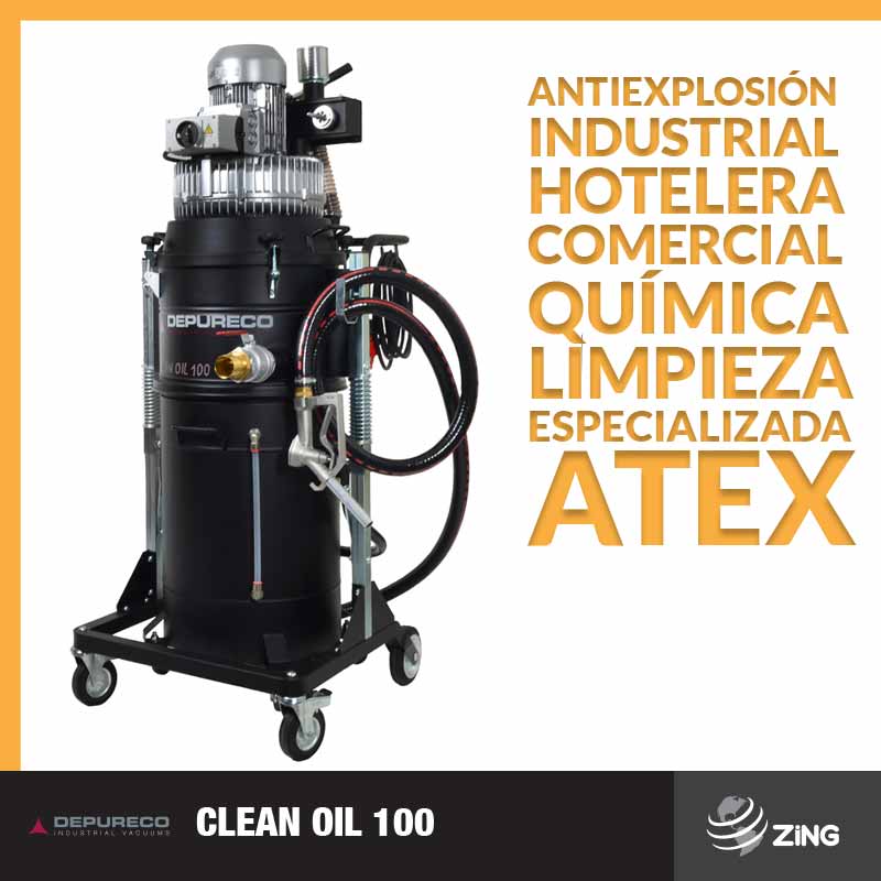 Aspiradora Depureco Clean Oil 100