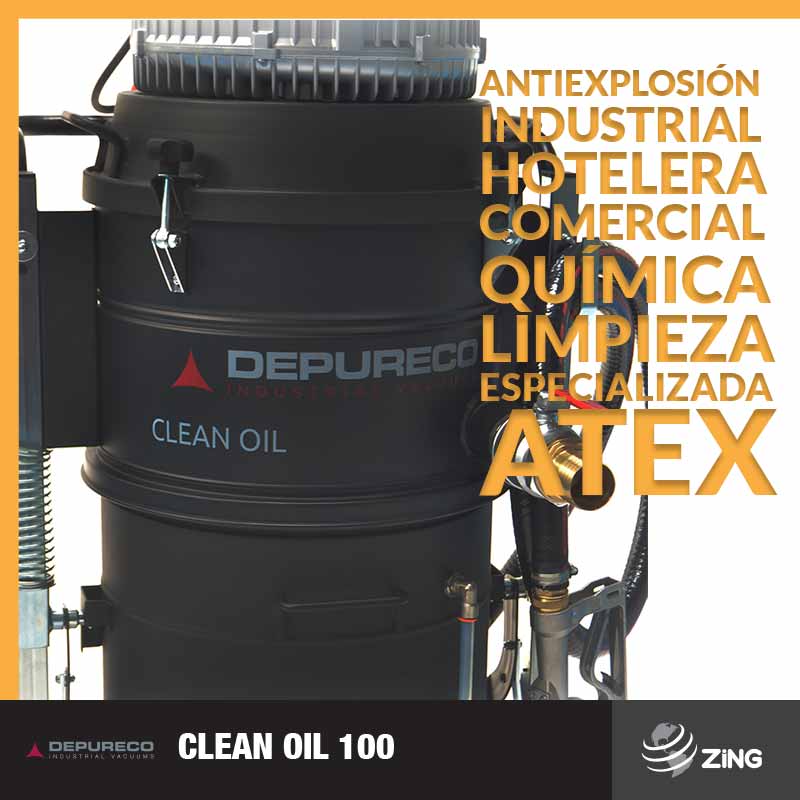 Aspiradora Depureco Clean Oil 100 Zing Mexico