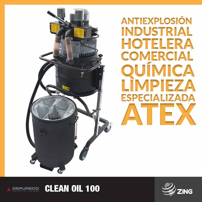 Aspiradora Depureco Clean Oil 100 Zing Mexico