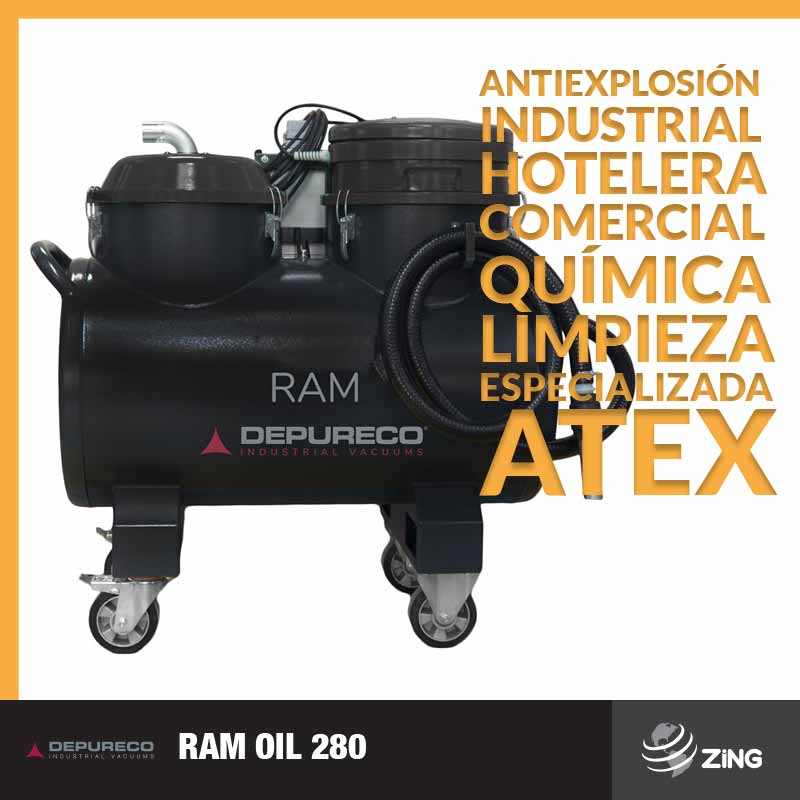 Aspiradora Depureco RAM OIL 280 MP Zing México