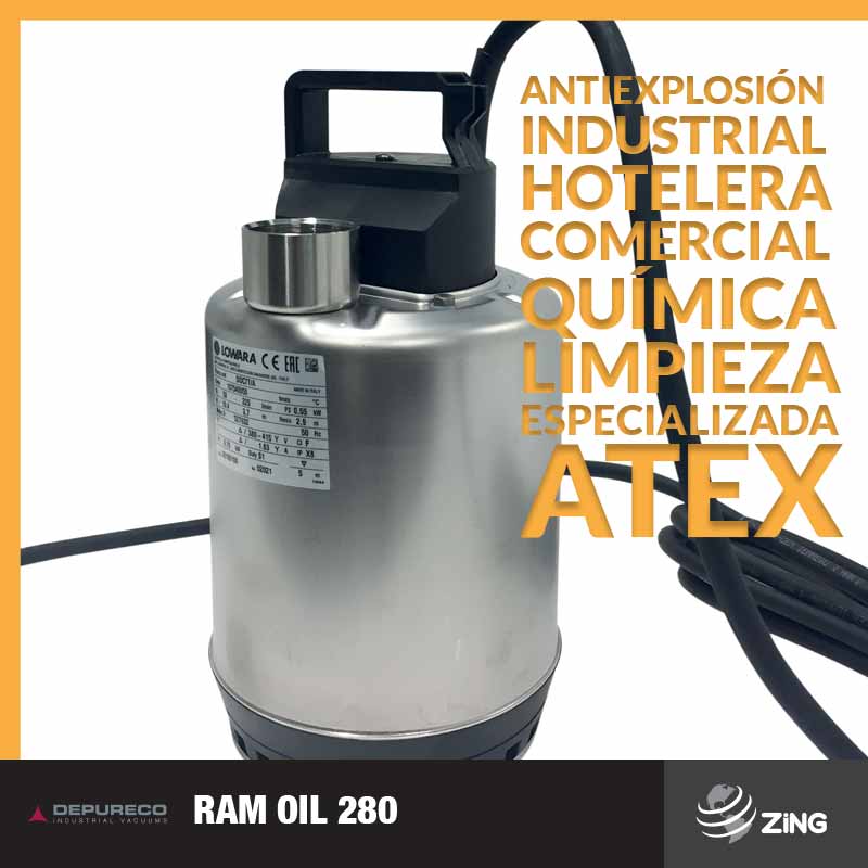 Aspiradora Depureco RAM OIL 280 MP Zing México
