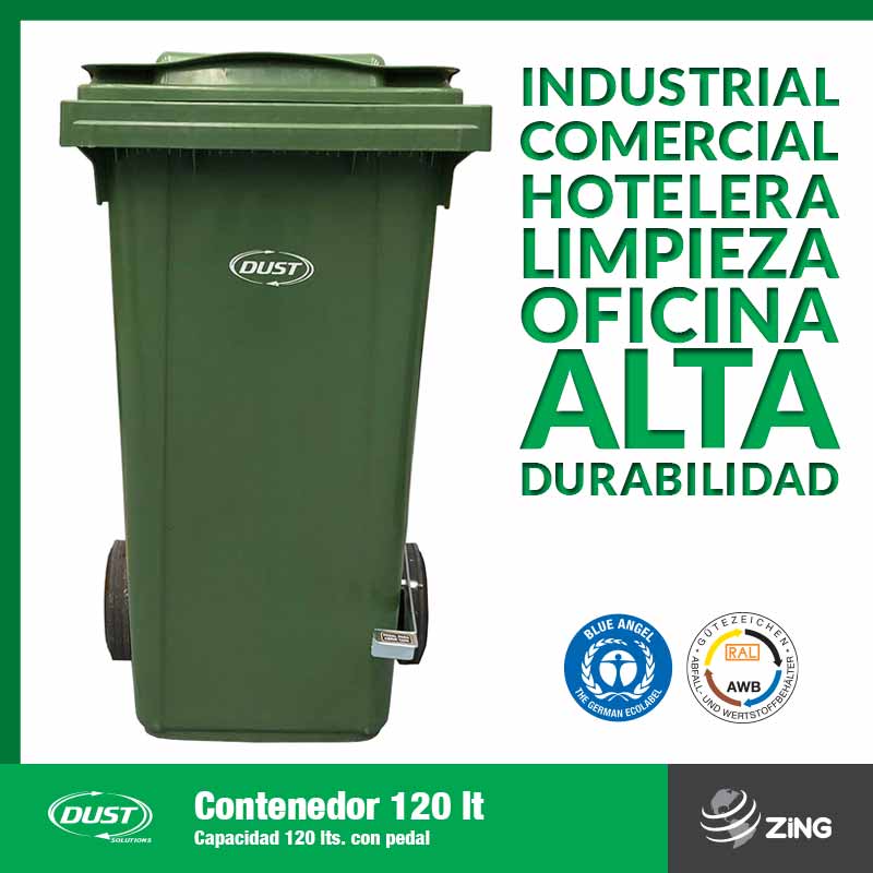 Contenedor Dust 120 Lts con pedal