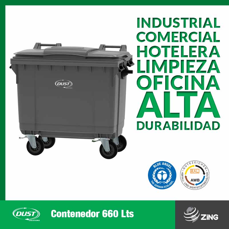 Contenedor Dust 660 Lts Zing Mexico